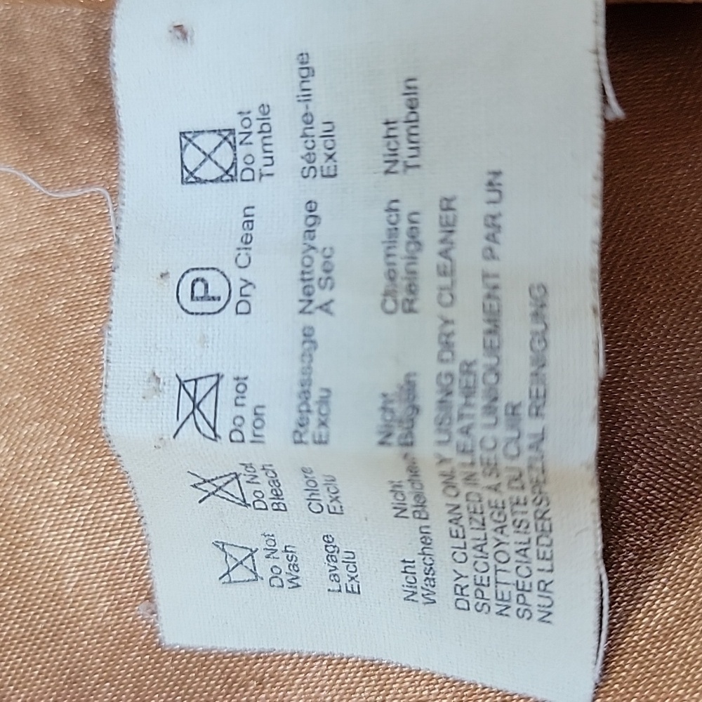 Vintage Esprit Leather Patchwork Bell Bottom Pant… - image 7